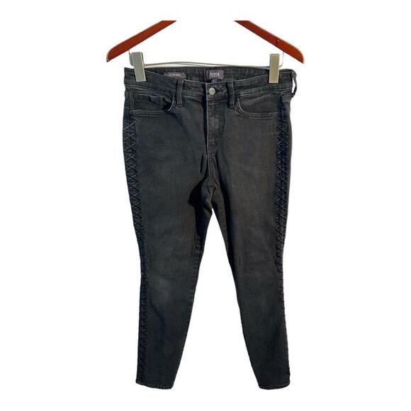 NYDJ Denim - NYDJ Women’s Ami Skinny Black Lift Tuck Technology Jeans Denim Pants Size 6